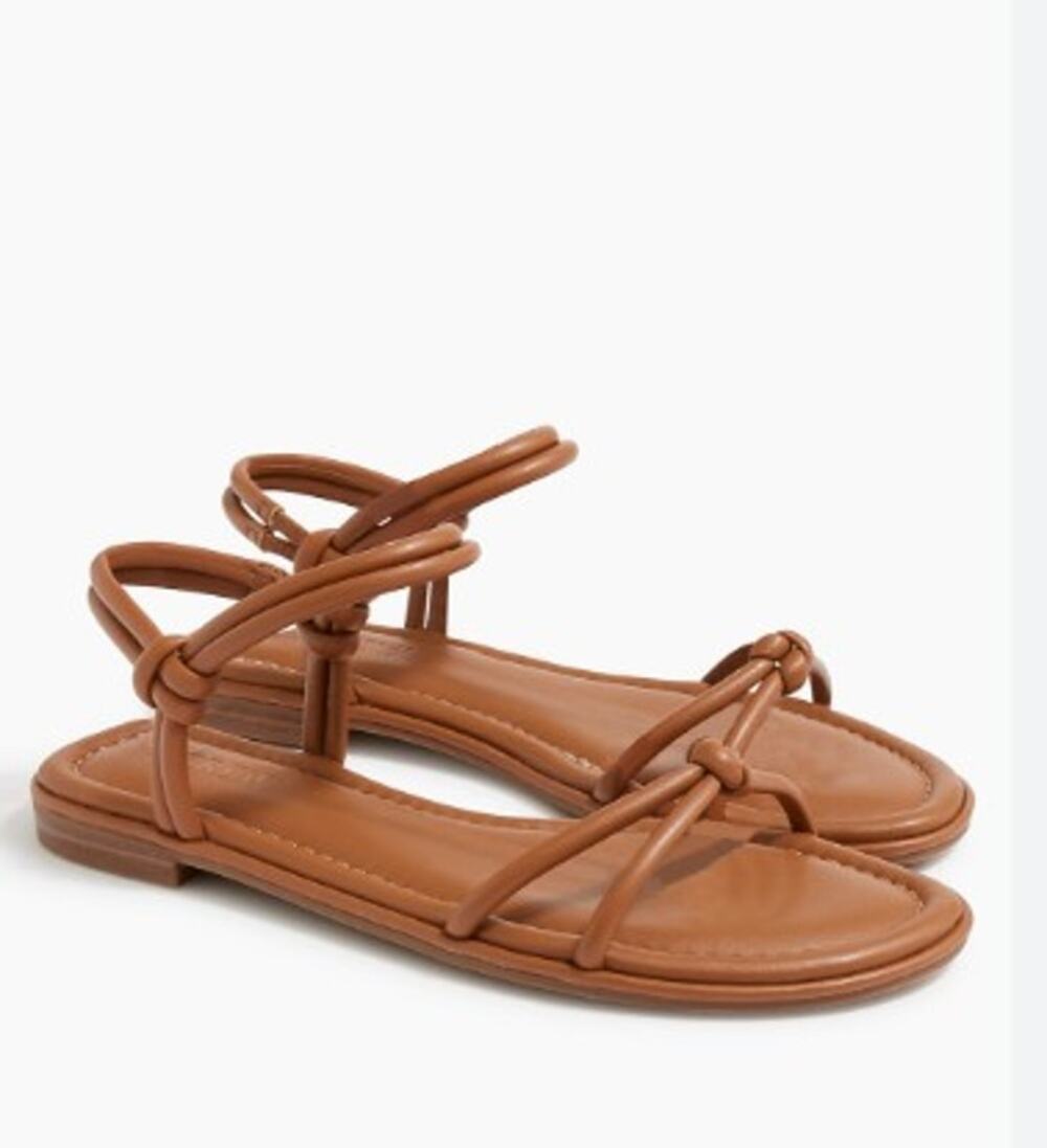 J.Crew Knot Ankle Strap Sandals